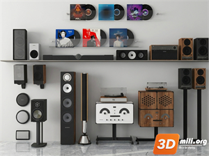 Audio tech 3D Models